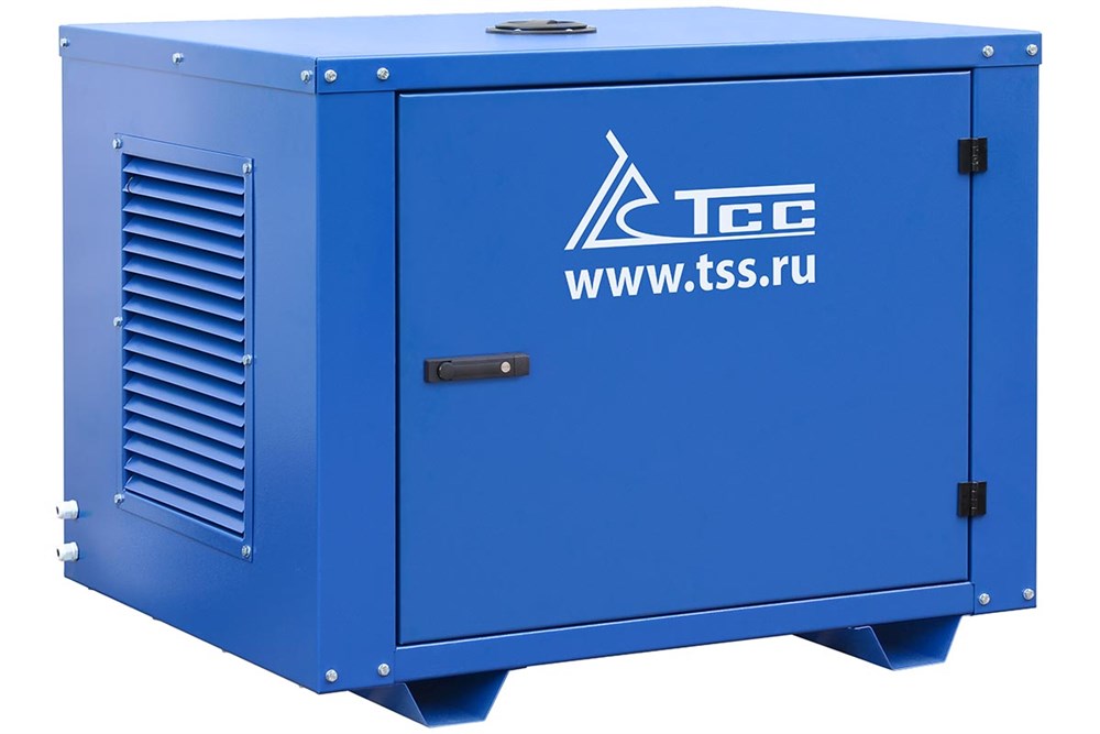 Фото 10 - Бензогенератор TSS SGG 6000EH3NA в кожухе.