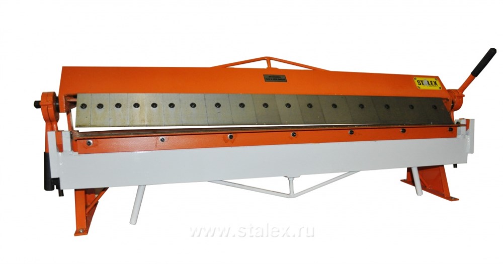 Фото 27 - Станок листогибочный ручной сегментный  STALEX W1.5x1260A.