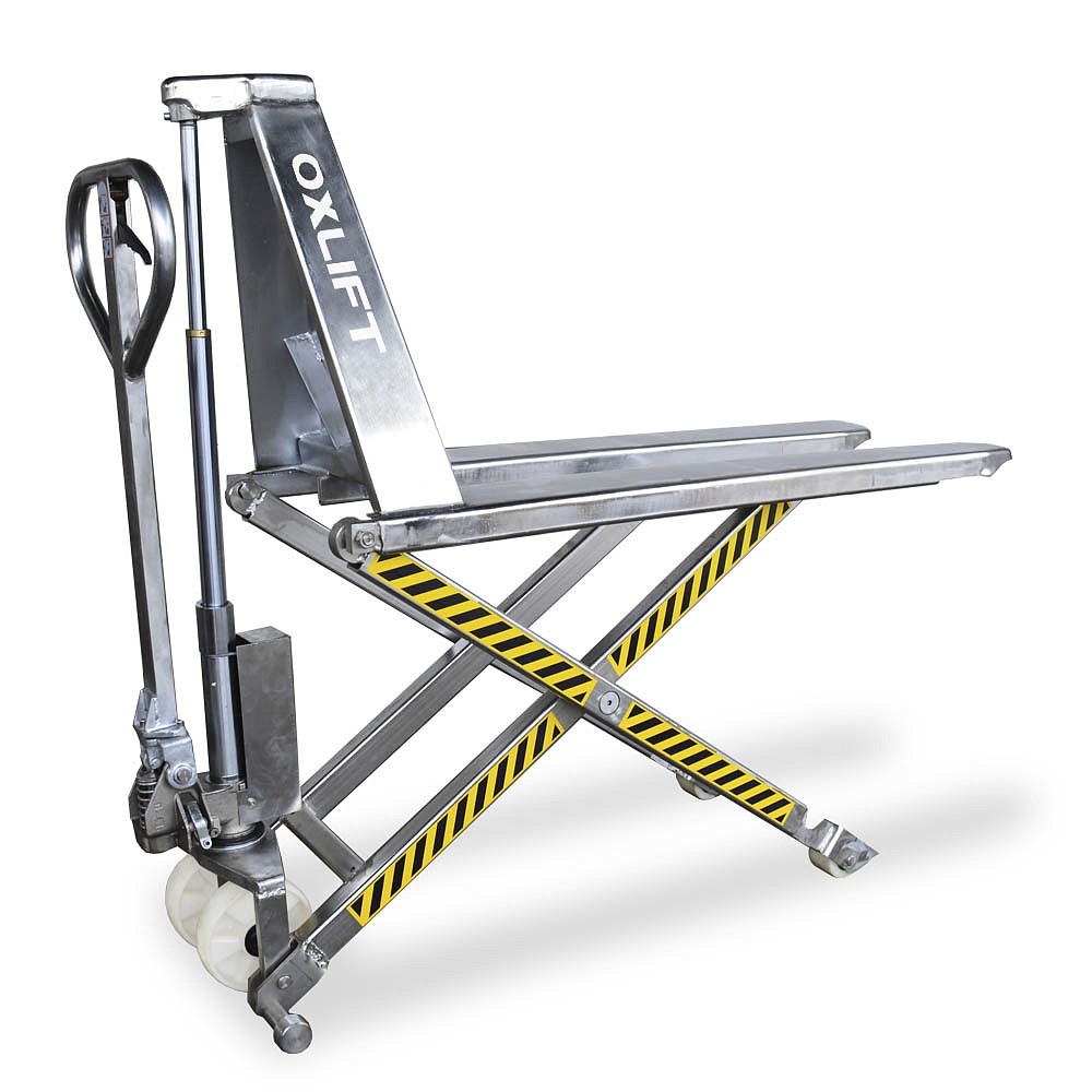 Фото 12 - Ножничная тележка из Нержавеющей Стали OXH-10Steel OXLIFT.