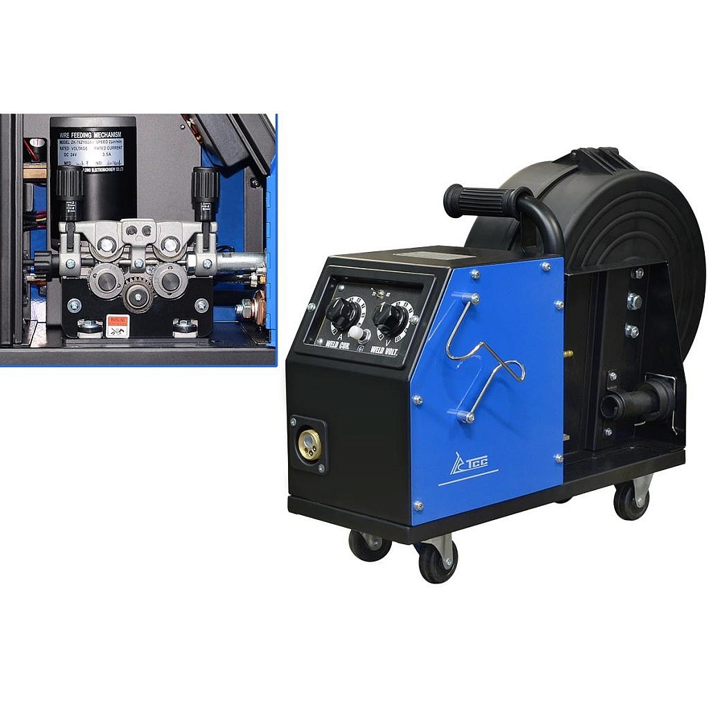 Фото 25 - Закрытый подающий механизм, 4 ролика для PRO MIG/MMA-400/500F / wire feeder.