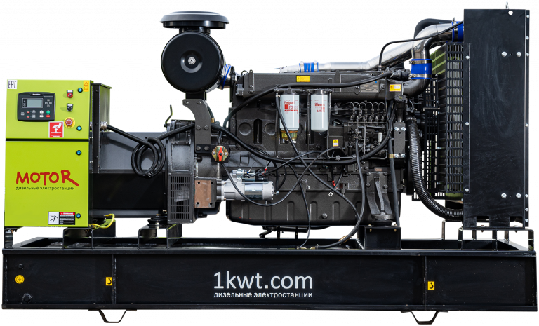 Фото 1 - АД200-Т400 дизельный генератор Motor 200 кВт Открытая на двигателе RICARDO / 6D10D235A.