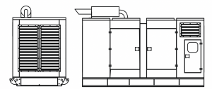 Фото 4 - Дизельный генератор Etvel ED-580DS в кожухе.